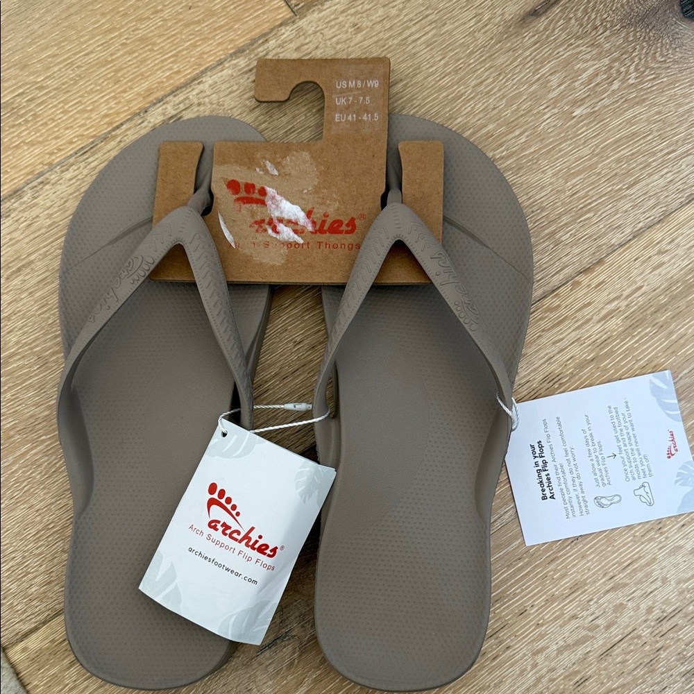 Archies Women's Arch Support Flip Flops Sandals